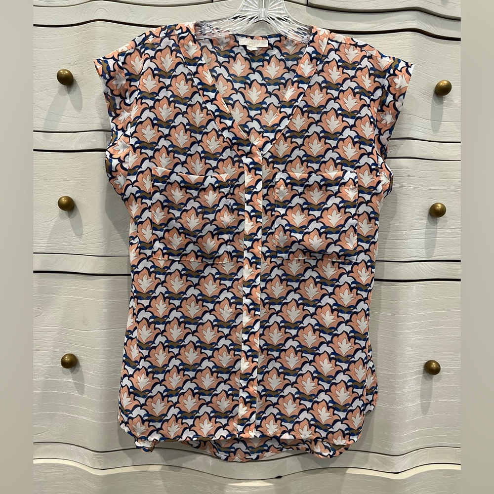Tulle Sleeveless Top Size Medium
